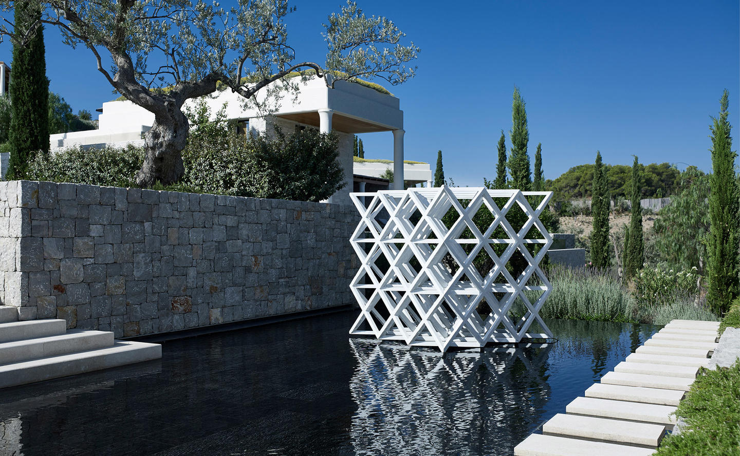 Sculpture in Gardens, Villa 20 - Amanzoe, Greece
