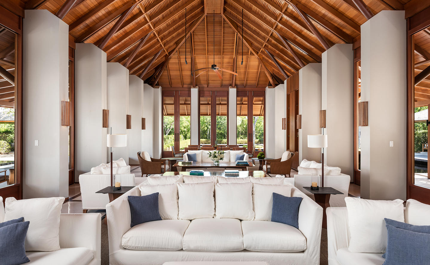 Living Area, Four-Bedroom Beach Path Tranquility Villa - Amanyara, Turks & Caicos