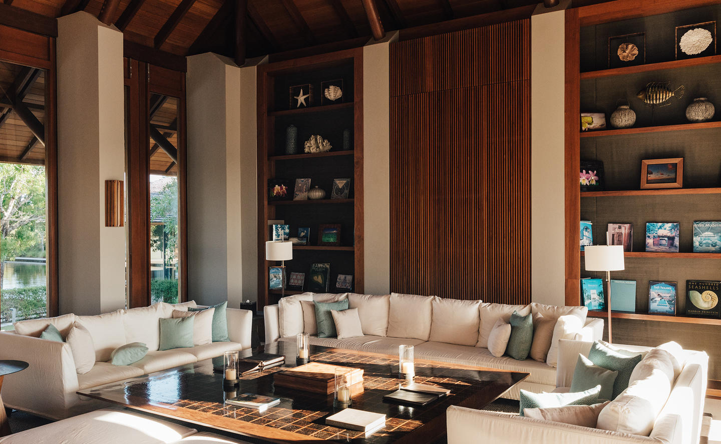 Living Area, Four-Bedroom Beach Sala Villa - Amanyara, Turks & Caicos