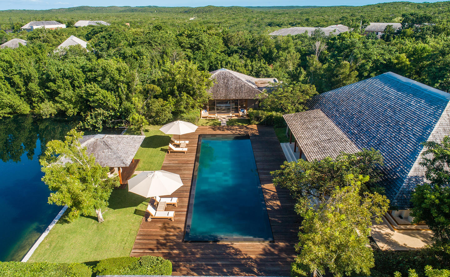 Aerial View, Four-Bedroom Tranquility Villa - Amanyara, Turks & Caicos