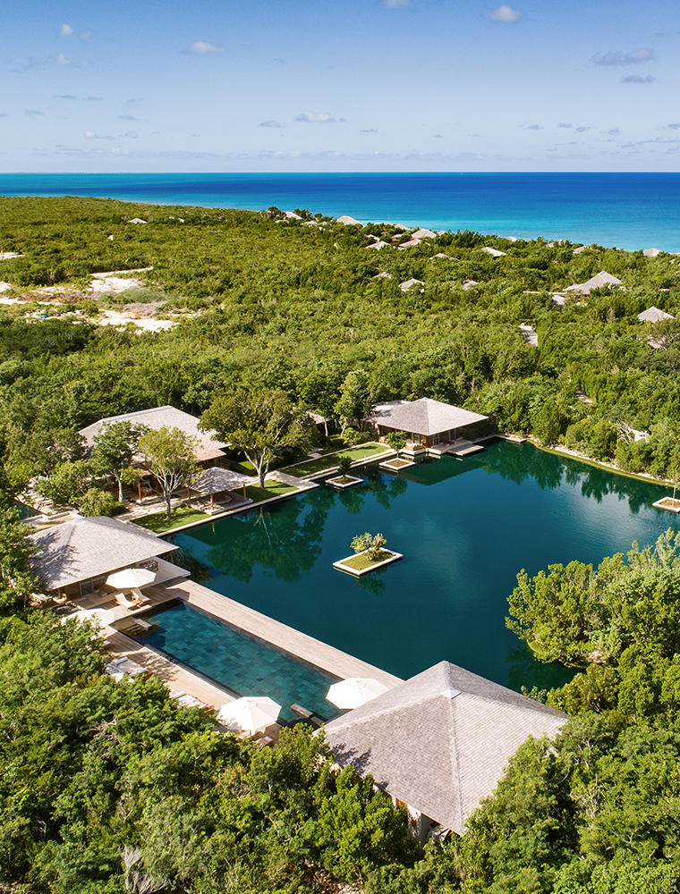 Aerial View, Five-Bedroom Serenity Villa, Amanyara, Turks & Caicos