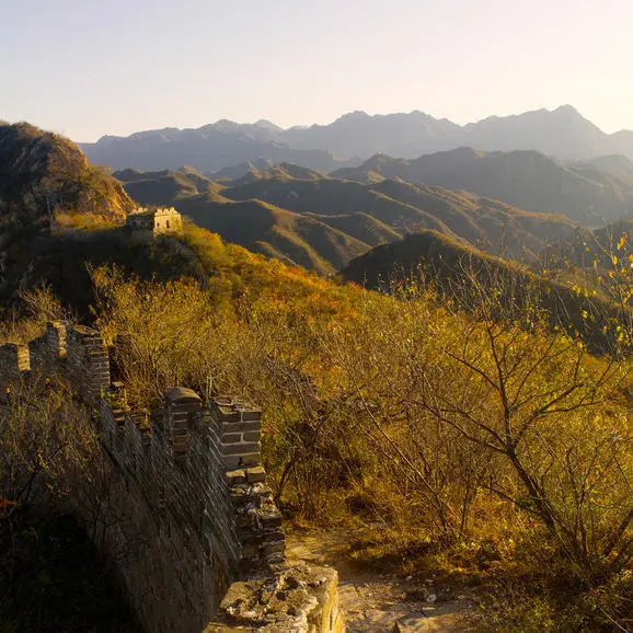 山脉景观，法云安缦度假村，中国阿马凡云。