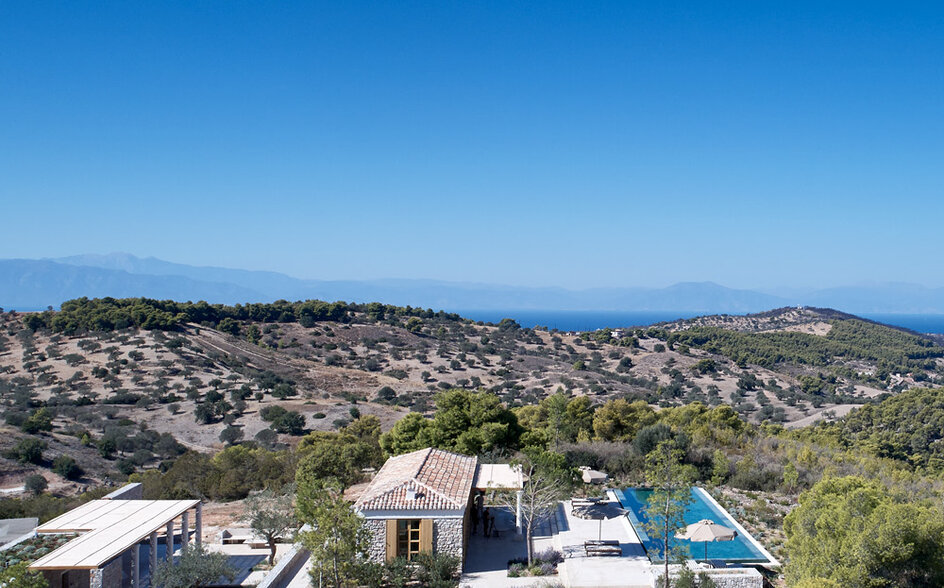 Villa d'une chambre avec piscine et vue sur la baie, Amanzoe, Grèce.