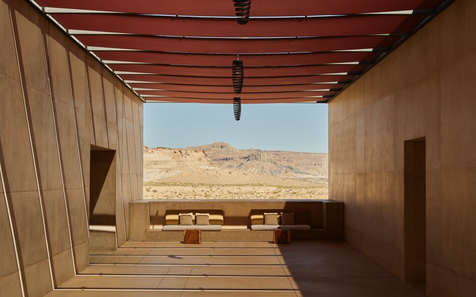 Amangiri, USA - Architecture, Mesa Breezeway