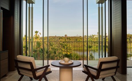 Horizon Casita at Amanvari with expansive views across the Mexican landscape from a private terrace.