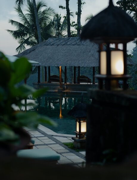 Amandari, Ubud, Bali, Indonesia - Evening