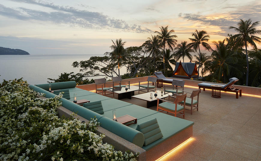 Terrace, Eight-Bedroom Ocean Villa, Amanpuri, Thailand