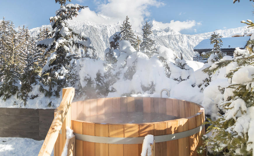 Hot Tub, Suite Ski Piste with Hot Tub, Aman Le Melezin, France