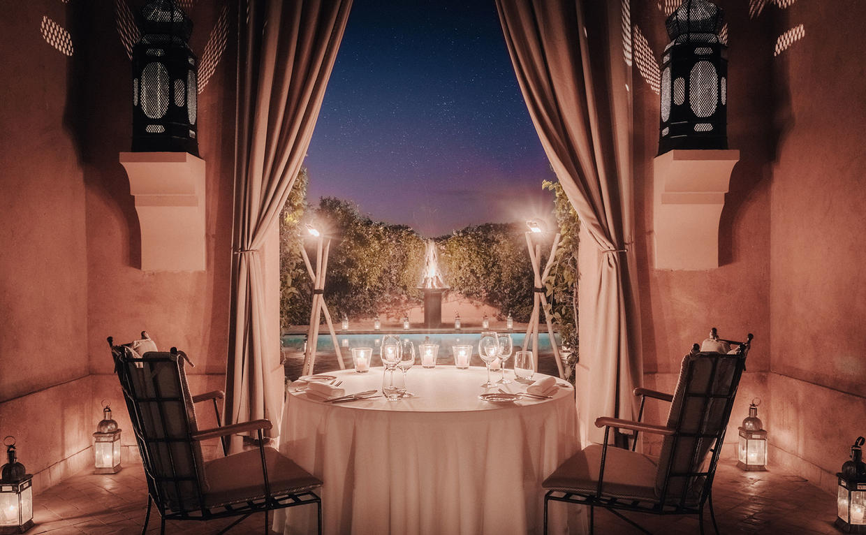 Amanjena, Marrakech - Candlelit Dinner
