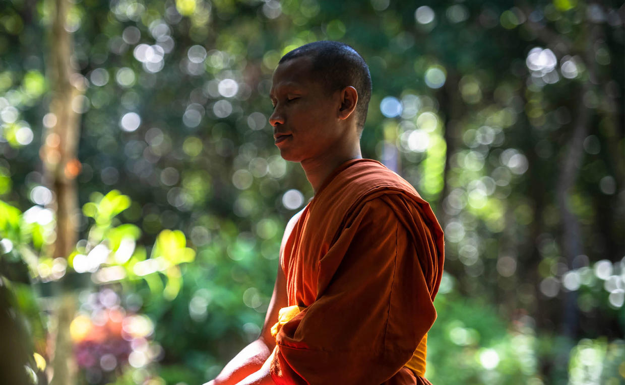 Amansara, Cambodia - Monk