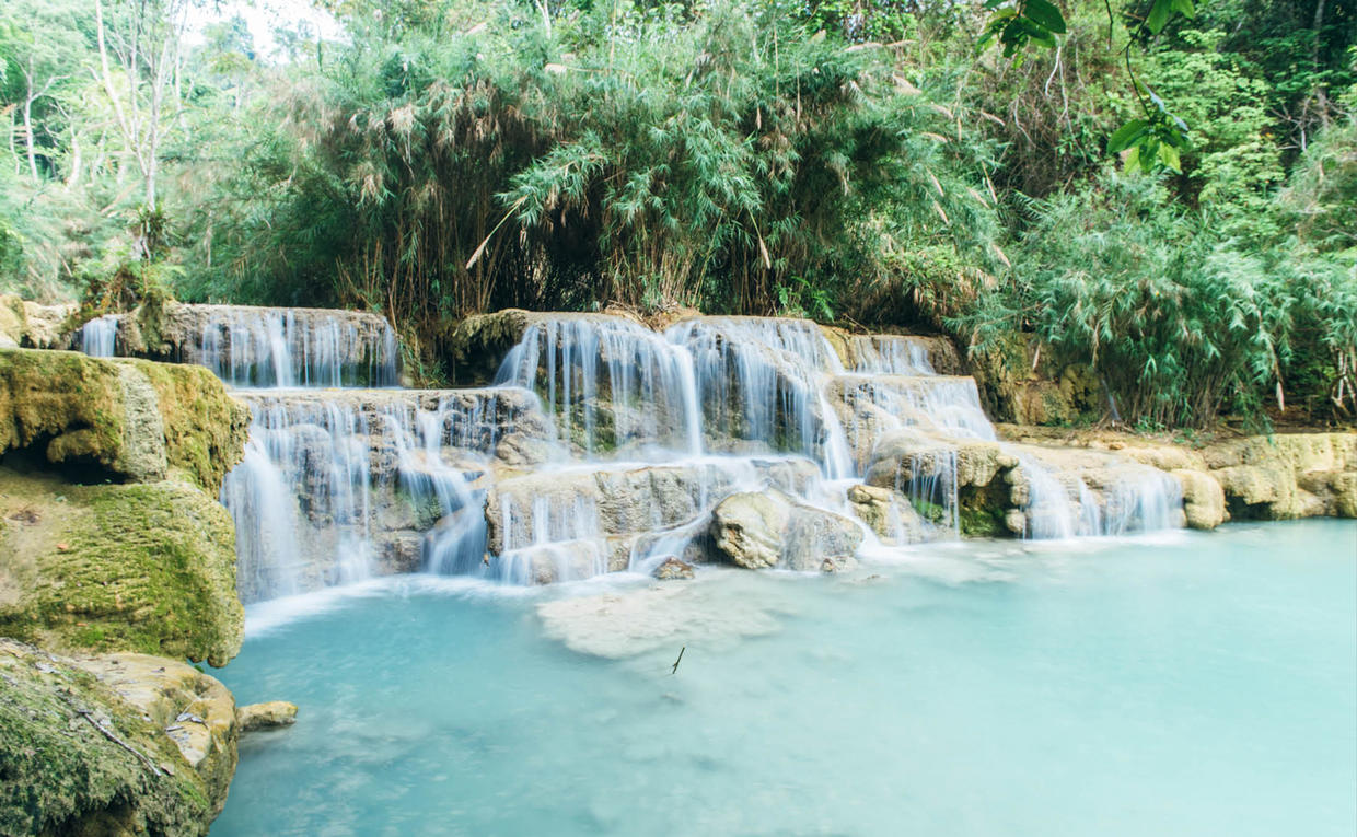 Amantaka, Laos - Excusrsion, Waterfall