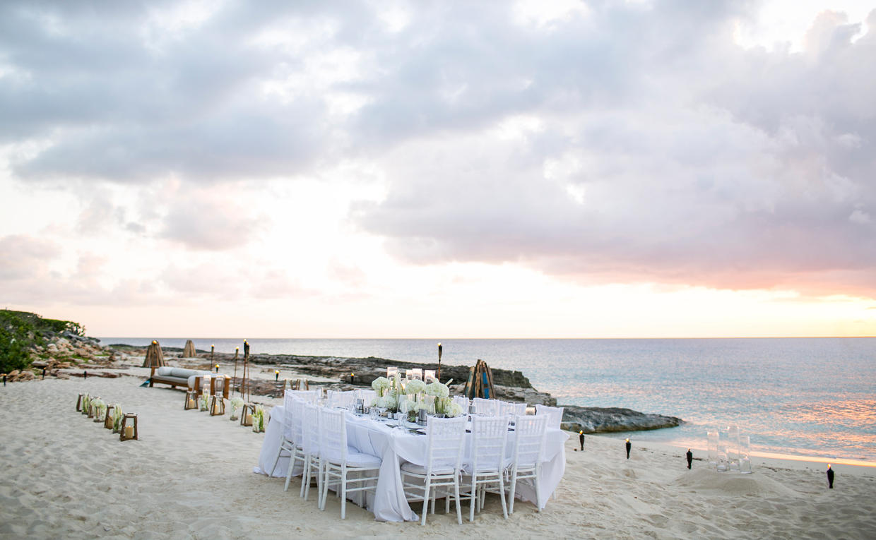 Private Beach Dinner, Events at Amanyara, Turks & Caicos