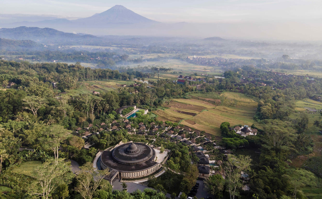 Amanjiwo, Indonesia - Property, drone shot