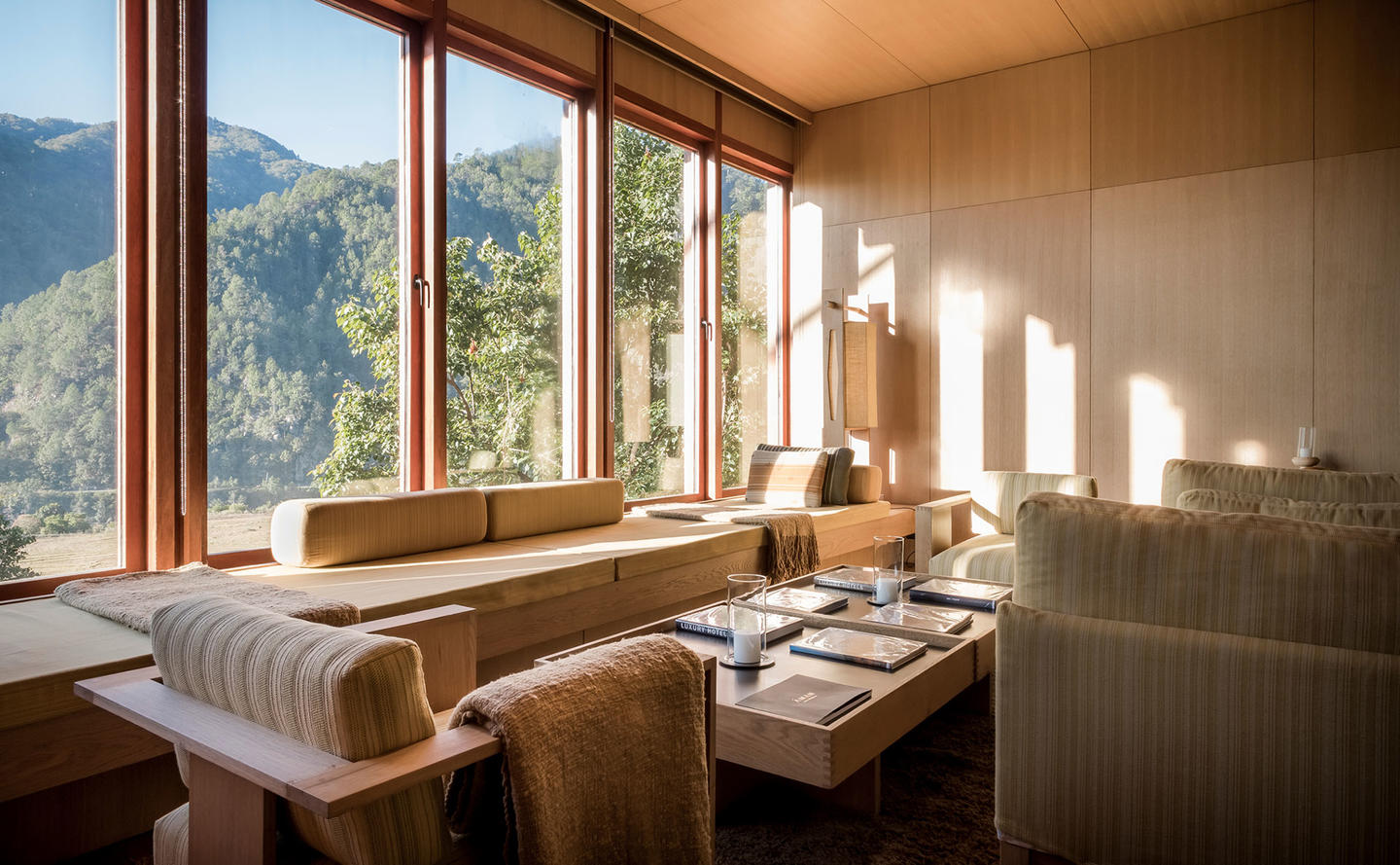 Living Room, Punakha Lodge - Amankora, Bhutan