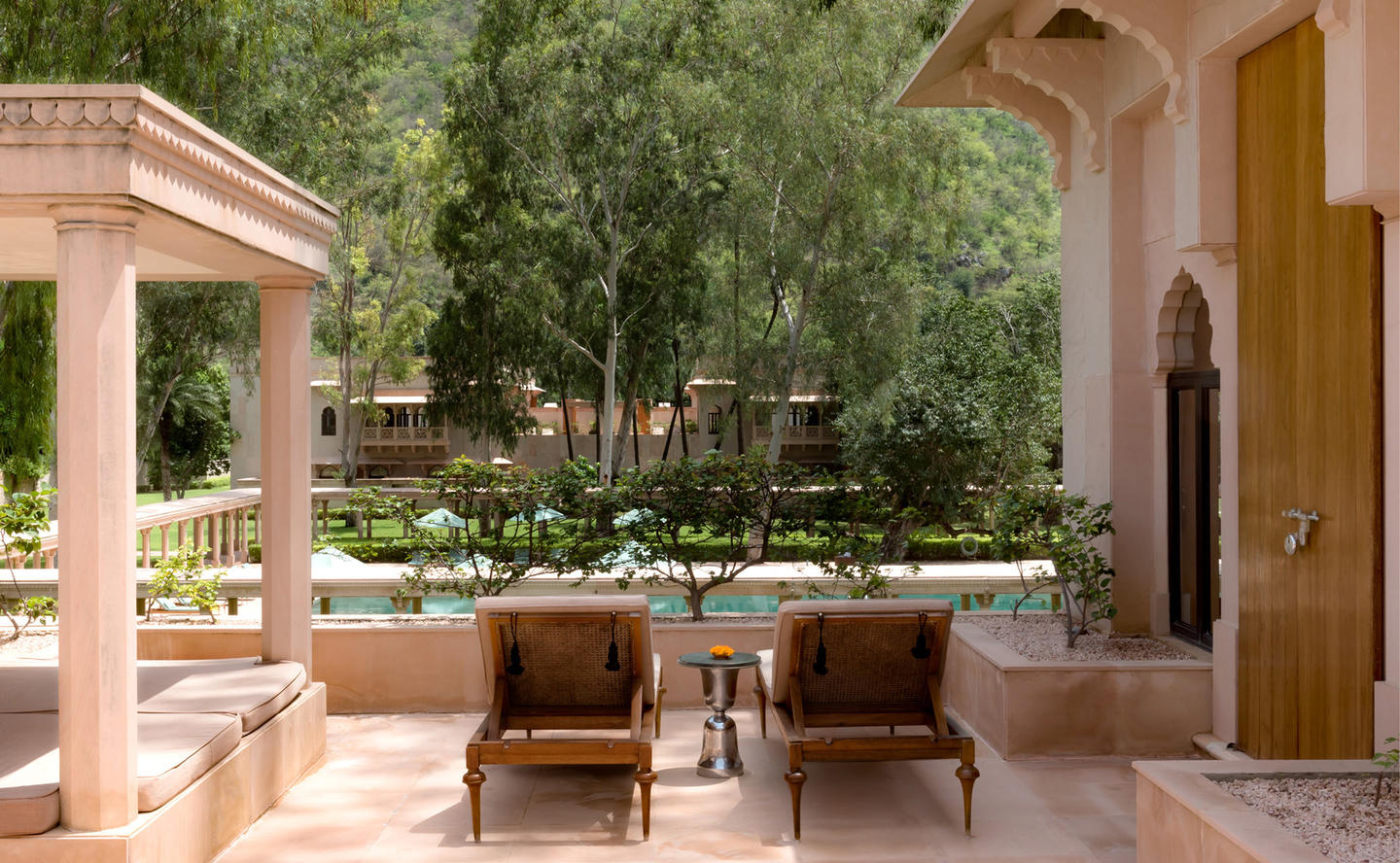 Private Terrace, Terrace Haveli Suite - Amanbagh, India