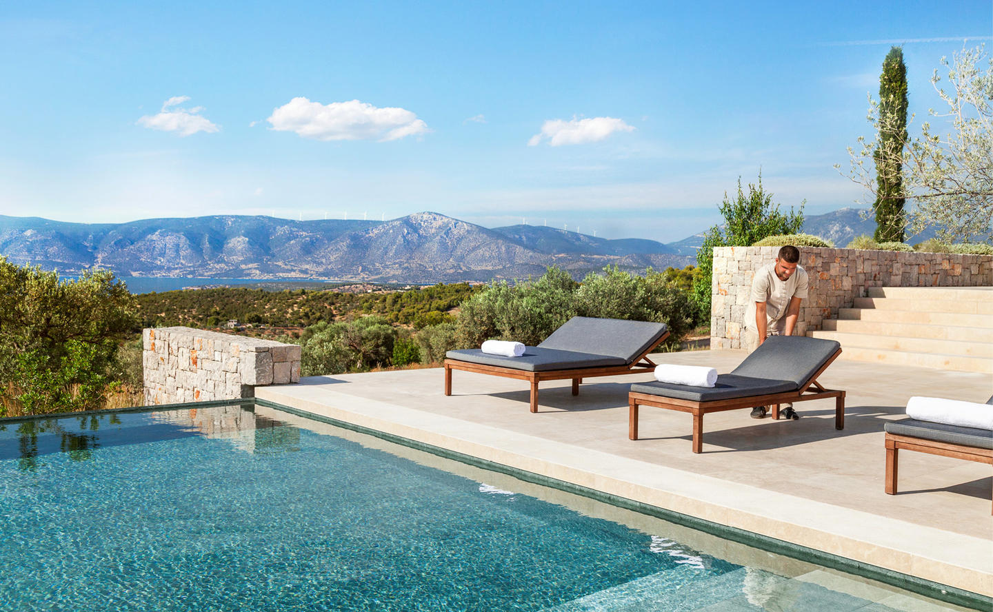Swimming Pool Views Over Aegean, Four-Bedroom Villa - Amanzoe, Greece