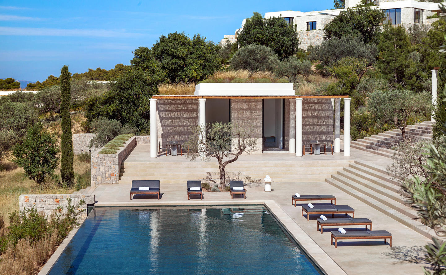 Swimming Pool & Terrace, Four-Bedroom Villa - Amanzoe, Greece