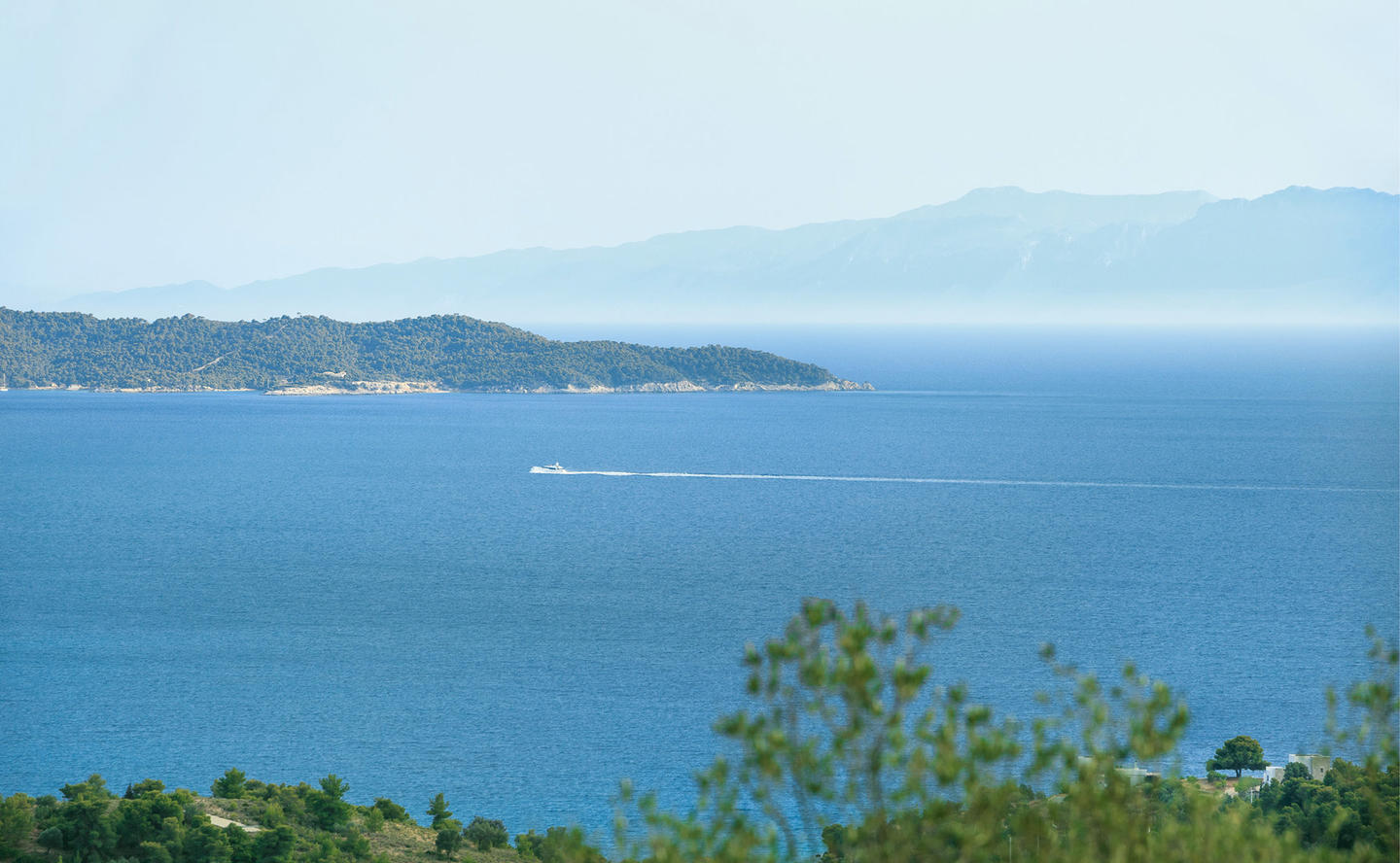 View of Aegean from Villa, Five-Bedroom Villa - Amanzoe, Greece