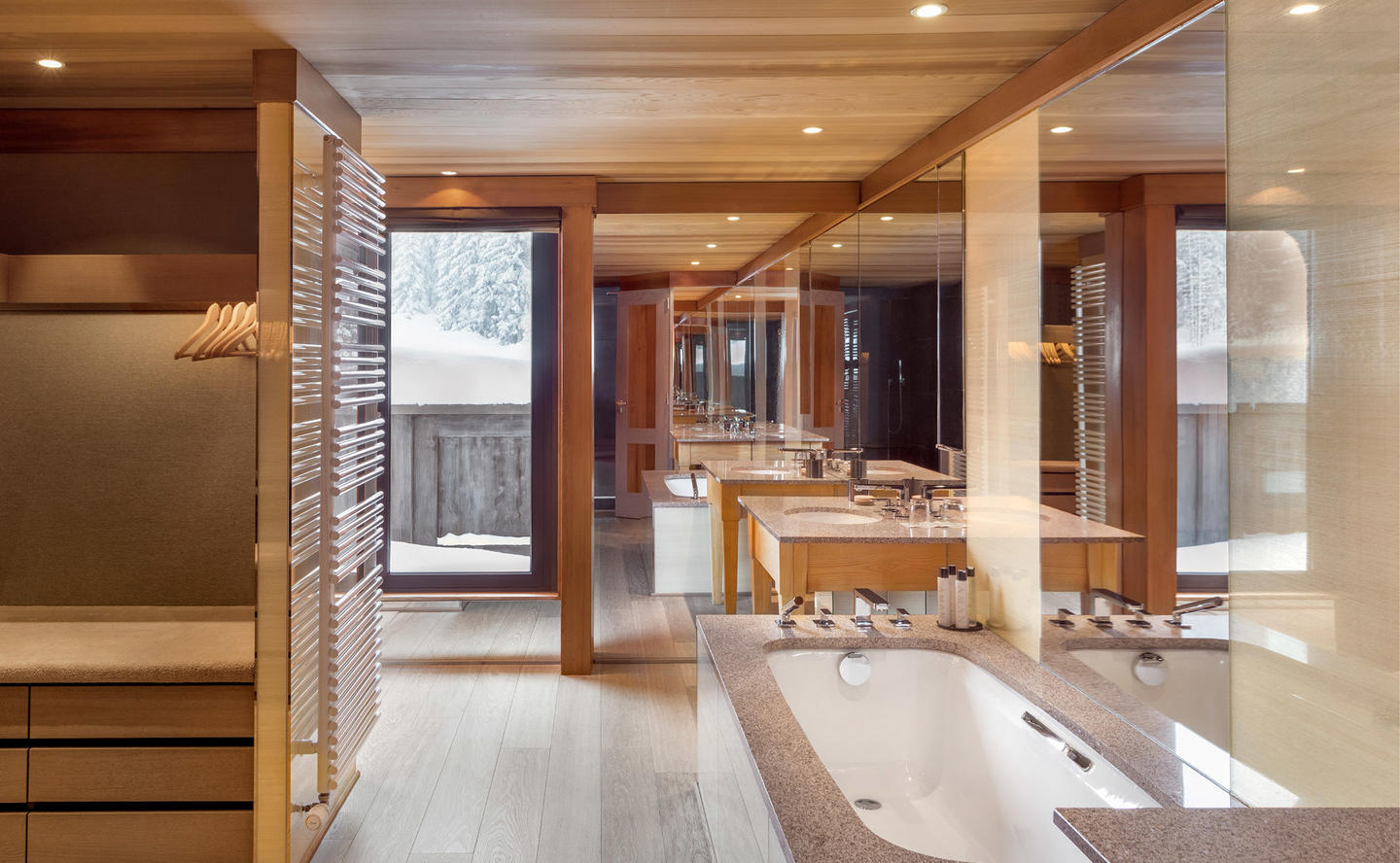 Bathroom, Chambre Ski Piste, Aman Le Melezin, France
