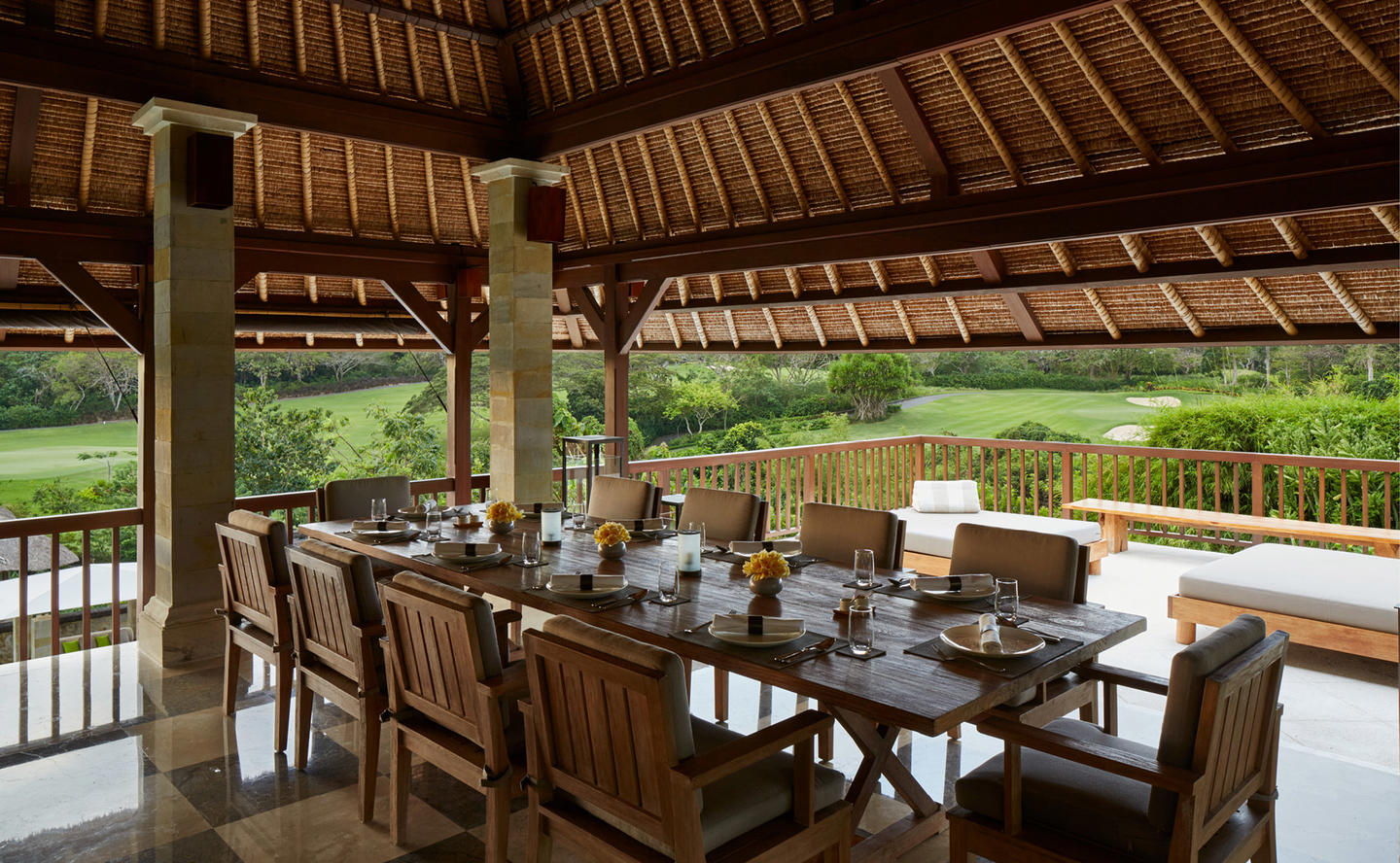 Dining Area, Four-Bedroom Villa - Aman Villas at Nusa Dua, Bali