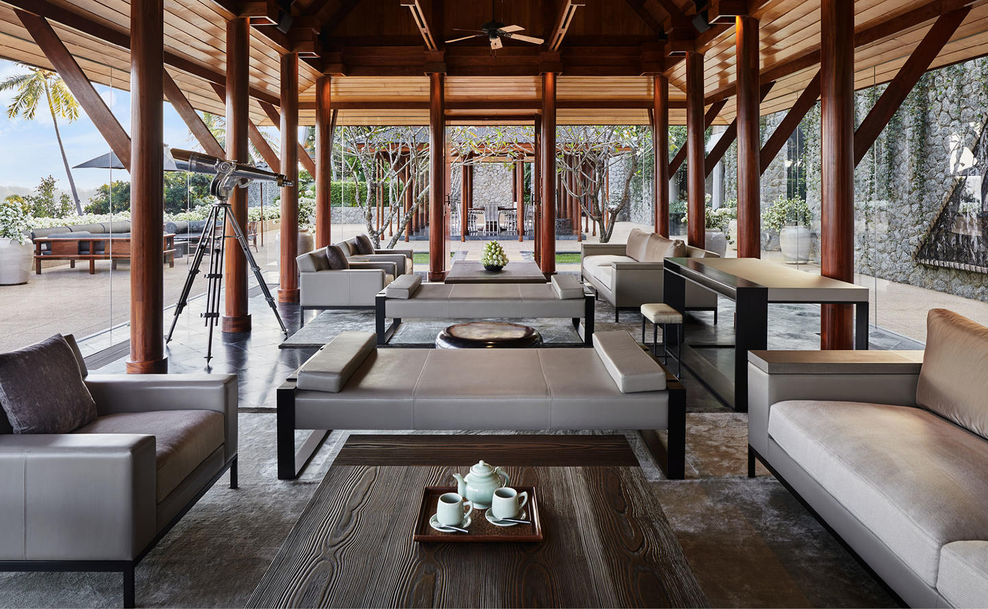 Living Area, Nine-Bedroom Ocean Villa, Amanpuri, Thailand