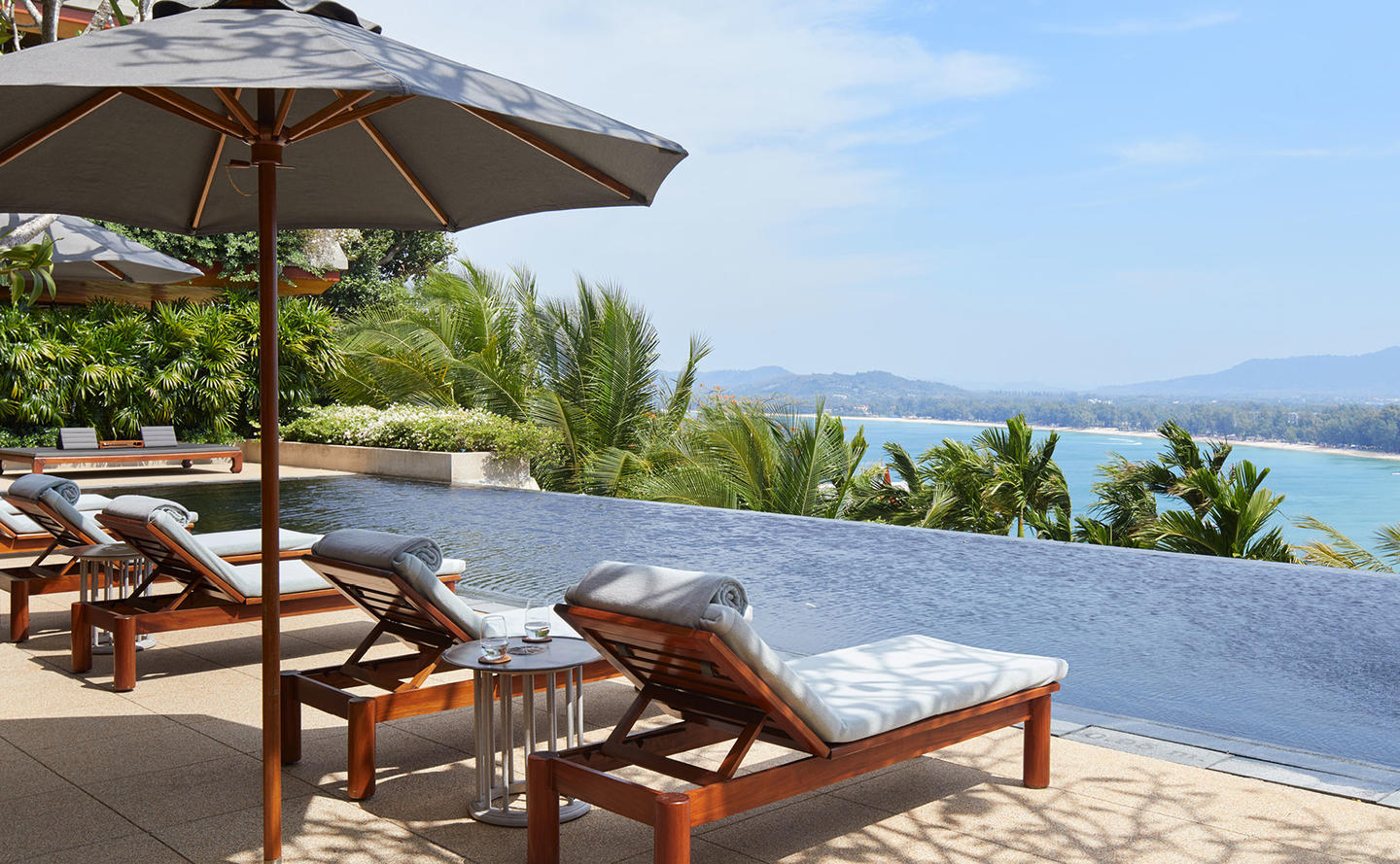 Swimming Pool & Sun Loungers, One-Bedroom Ocean Villa, Amanpuri, Thailand