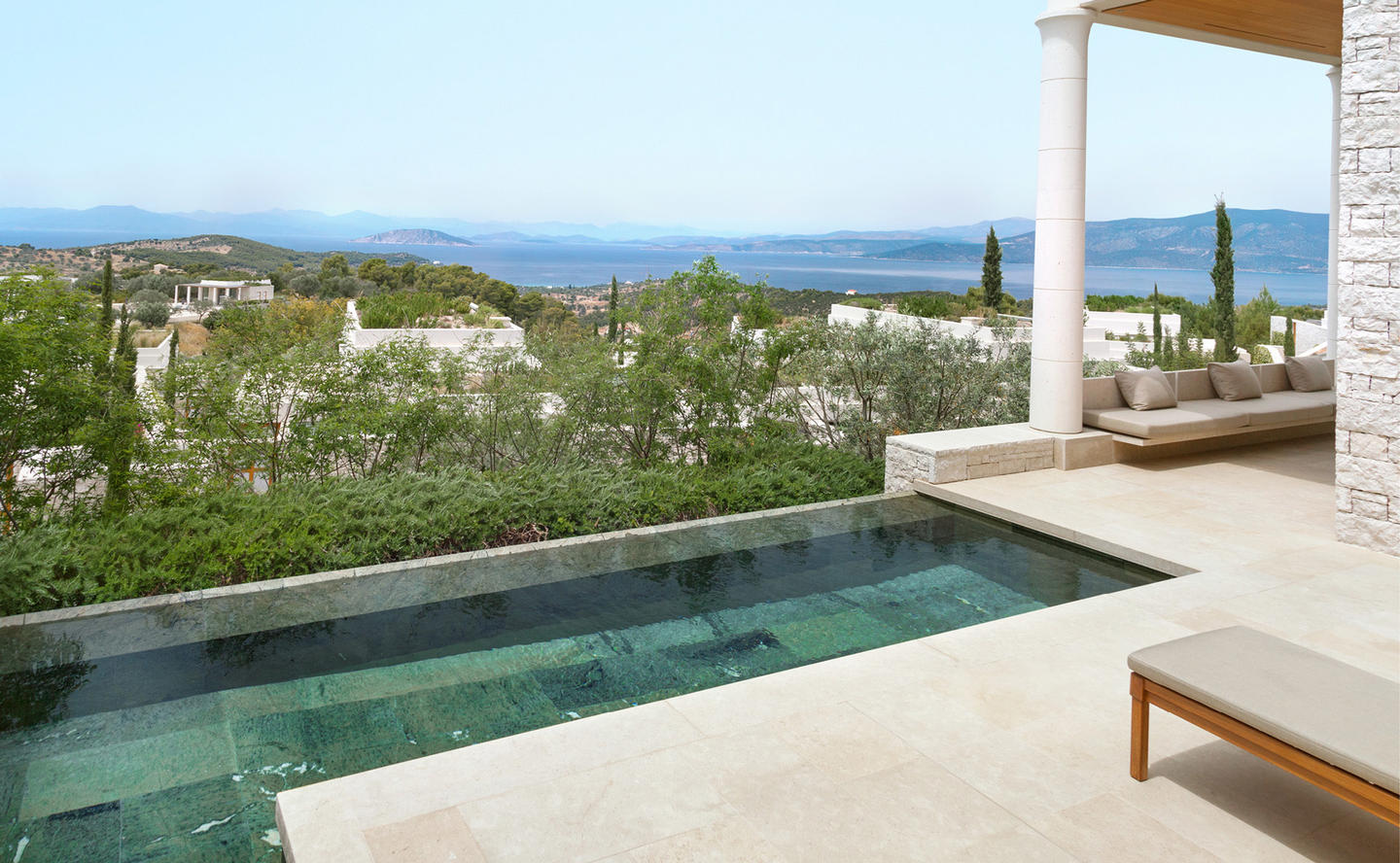 Swimming Pool, Pool Pavilion Premium View - Amanzoe, Greece