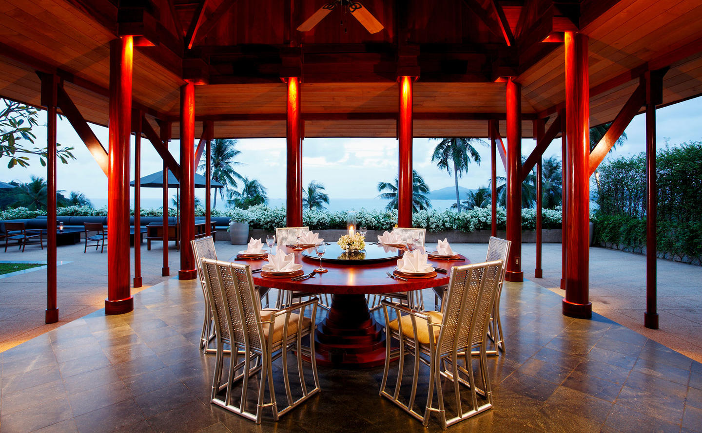 Outdoor Dining Area, Seven-Bedroom Garden Villa, Amanpuri, Thailand