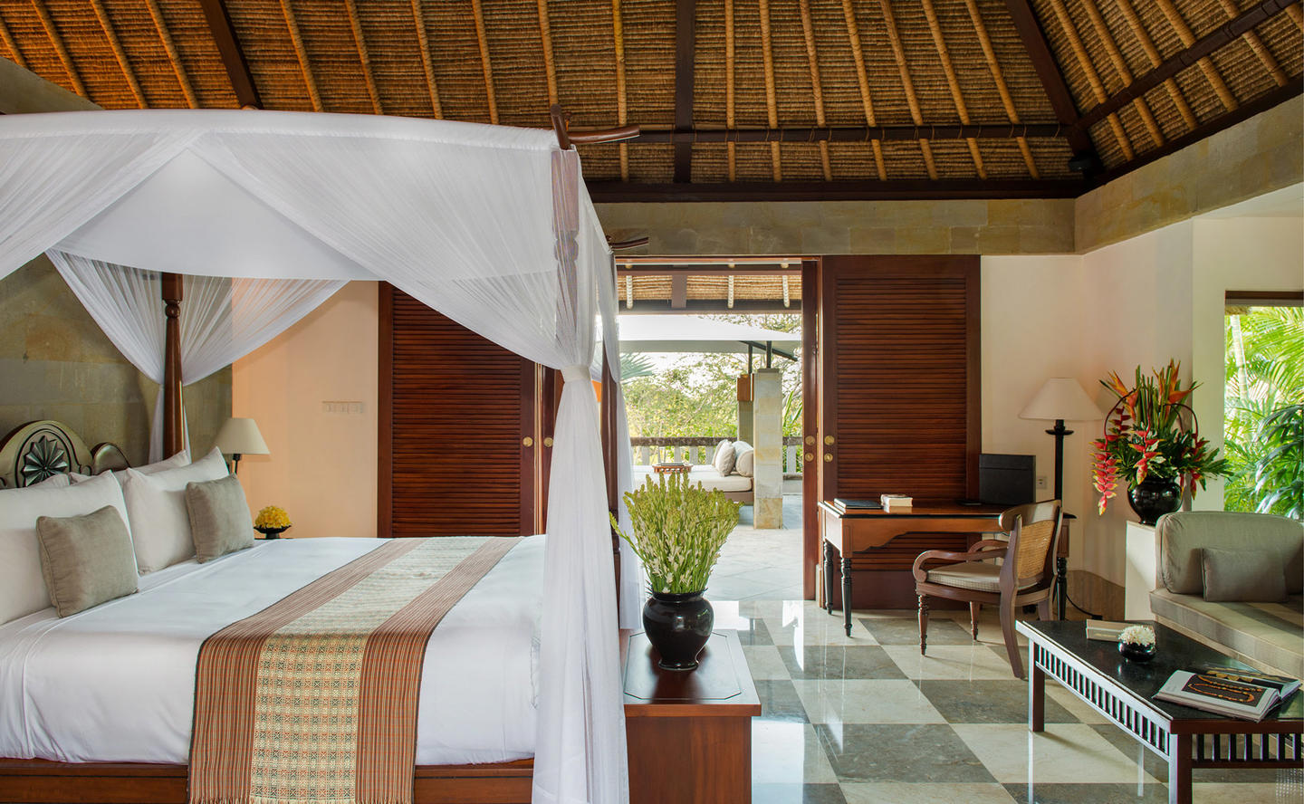 Bedroom, Three-Bedroom Villa - Aman Villas at Nusa Dua, Bali