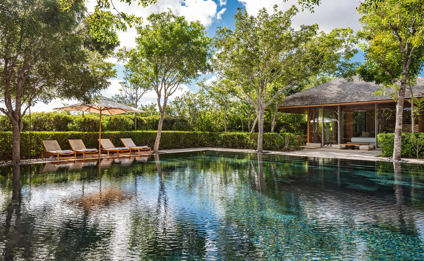 Swimming Pool & Bedroom Pavilion, Five-Bedroom Serenity Villa - Amanyara, Turks & Caicos