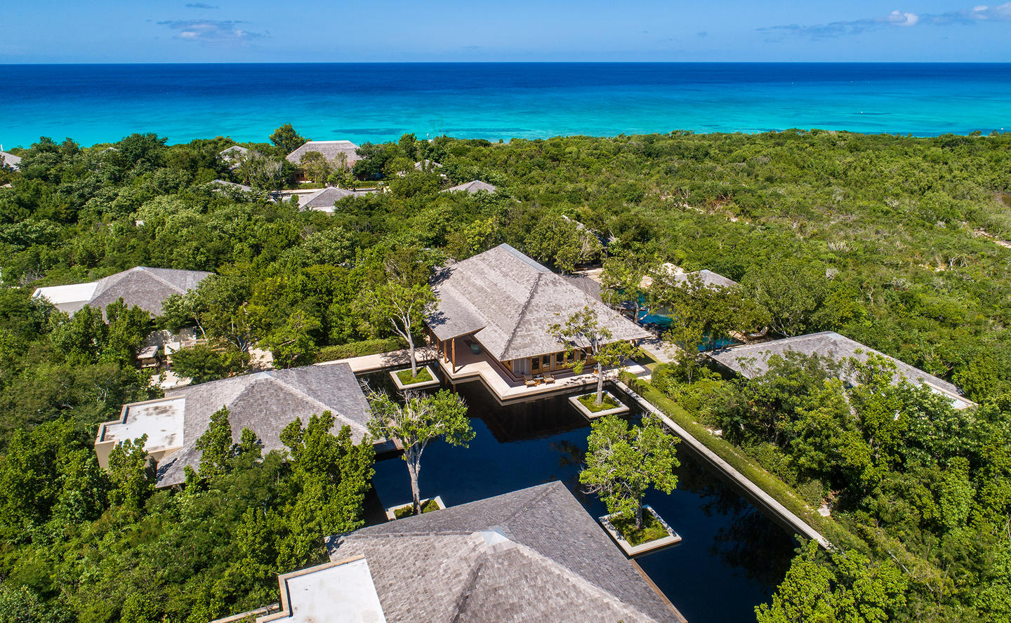 Aerial View, Four-Bedroom Beach Path Tranquility Villa - Amanyara, Turks & Caicos