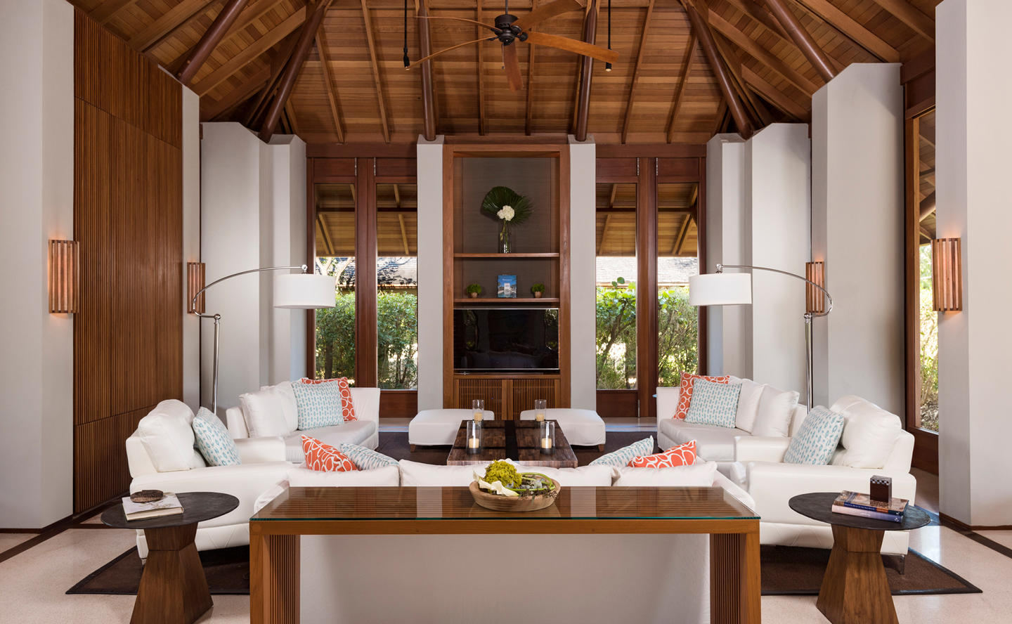 Living Area, Three-Bedroom Tranquility Villa - Amanyara, Turks & Caicos