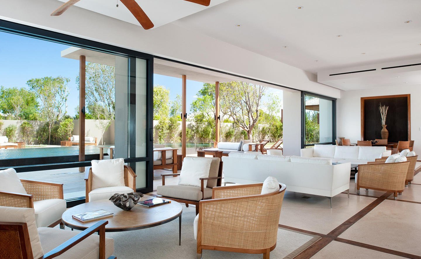Living Area, Two-Bedroom Pool Villa - Amanyara, Turks & Caicos