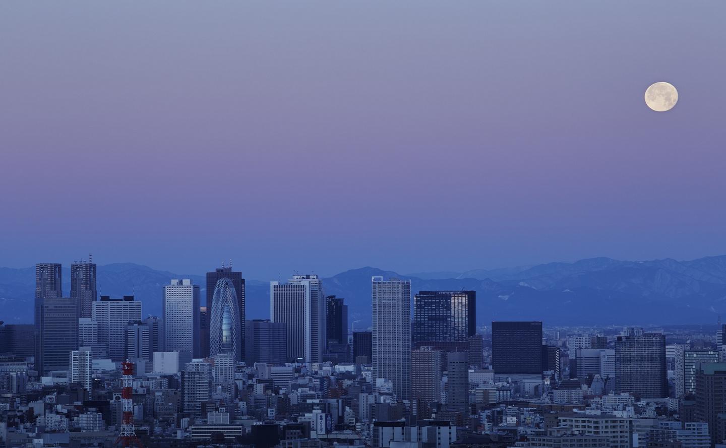 Aman Tokyo, Japan - Skyline Views at Dusk