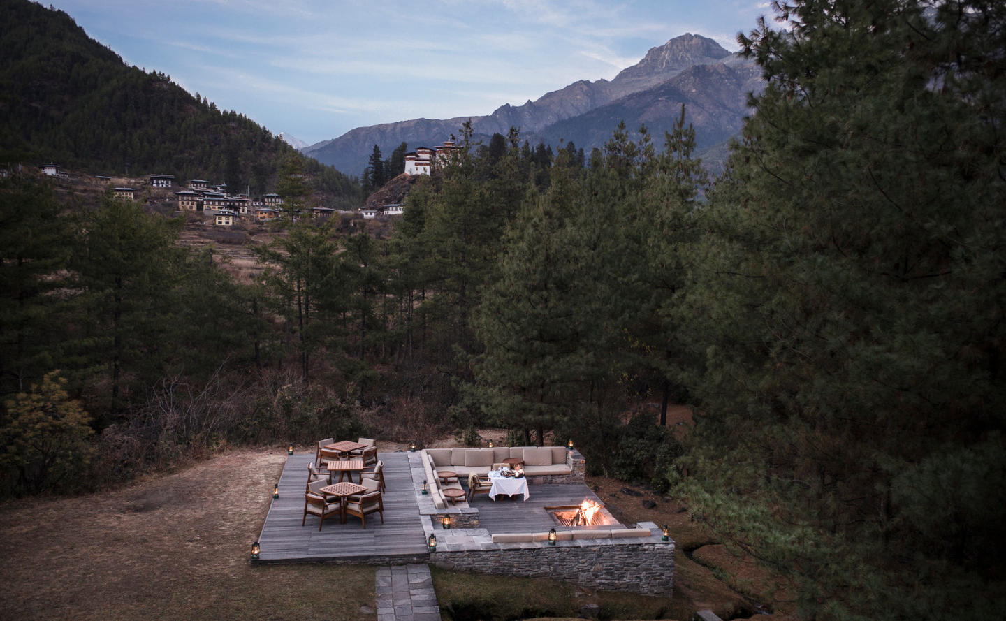 Amankora, Bhutan - Paro Lodge Terrace