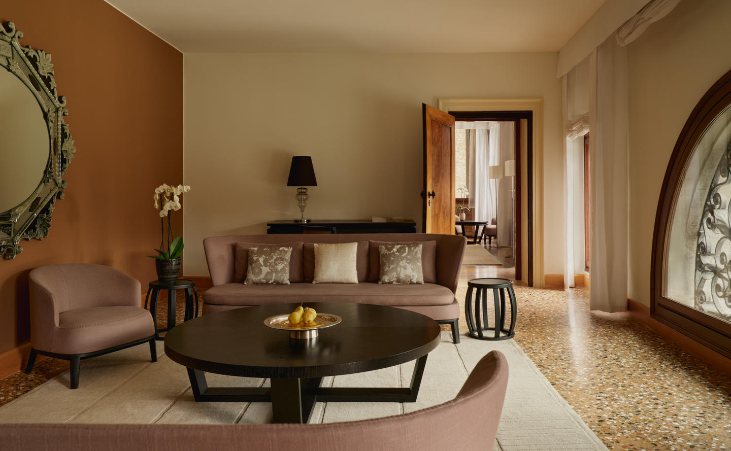 Aman Venice, Italy - Accommodation Grand Canal Suite Living Area