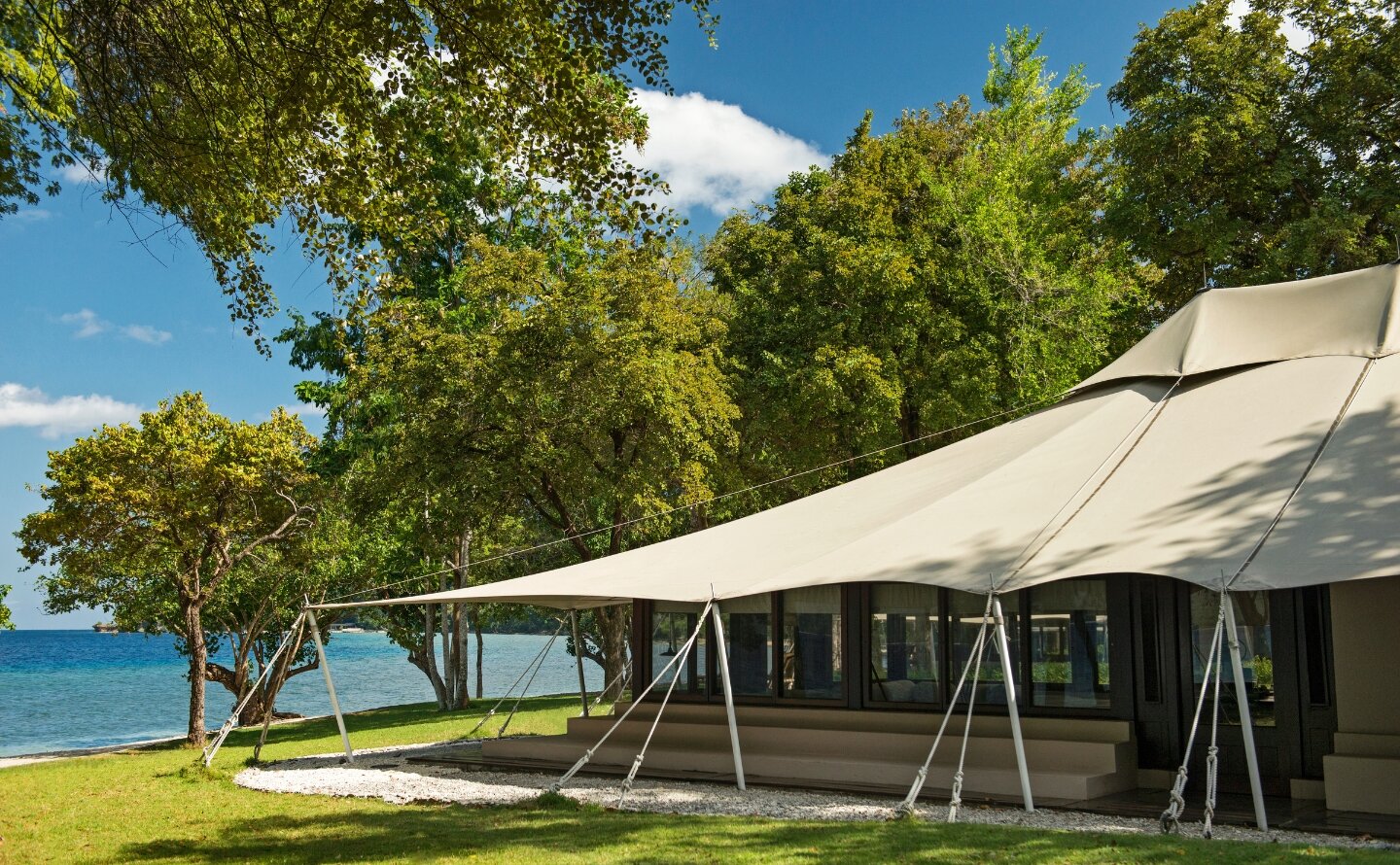 Amanwana, Indonesia, Accommodation, Ocean Front Tent