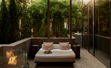 Spa hammam con tratamientos de bienestar en Aman New York, hotel.