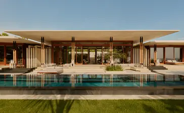 Casa de dos dormitorios con piscina en el resort Amanera, República Dominicana.