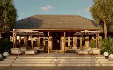 Villa de quatro quartos com ampla varanda, Amanyara, Turks e Caicos.