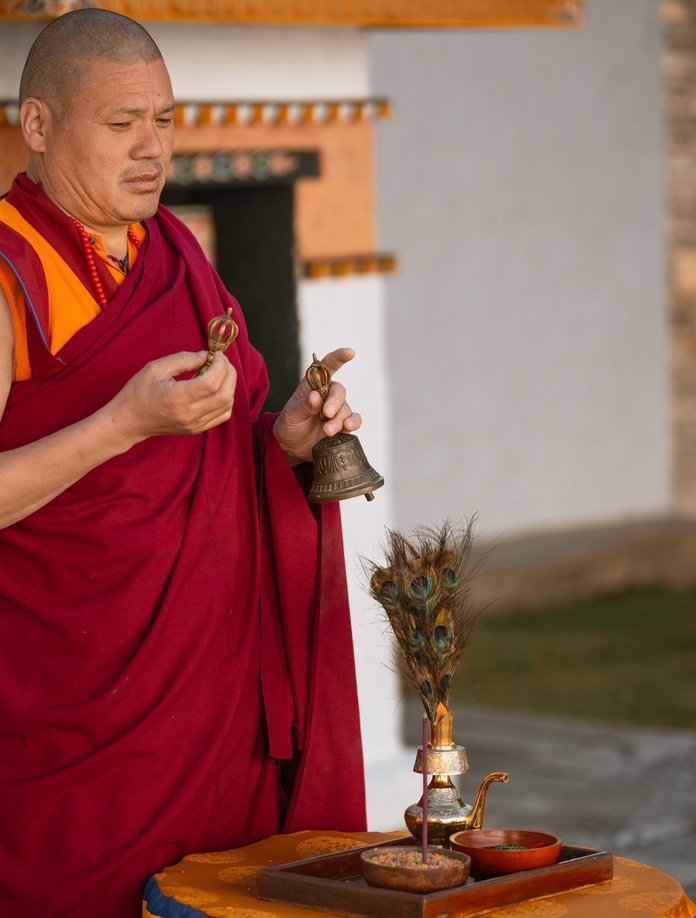 Amankora, Bhutan - Thimphu Lodge, Arrival Courtyard, Blessing Ceremony