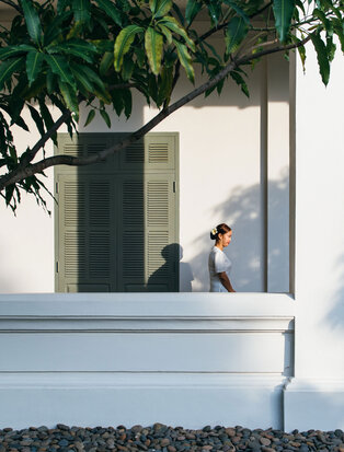 Amantaka, Laos - Resort Exterior, Walkway