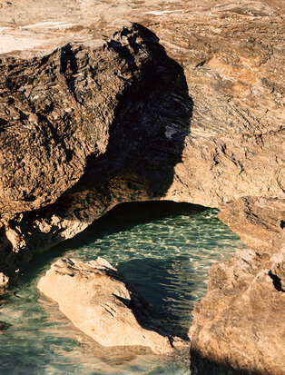 Picnic on the shoreline, Amanyara, Turks &amp; Caicos