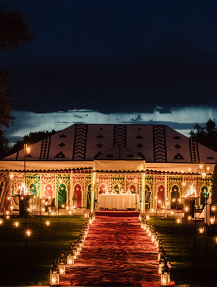 Amanjena caidal tent