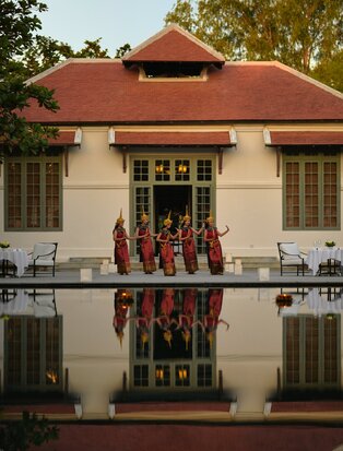 Amantaka, Laos - Dining, Pool, Dinner, Performance, Lao Dance, Celebrations