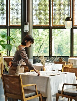 Amanyangyun, China - Dining