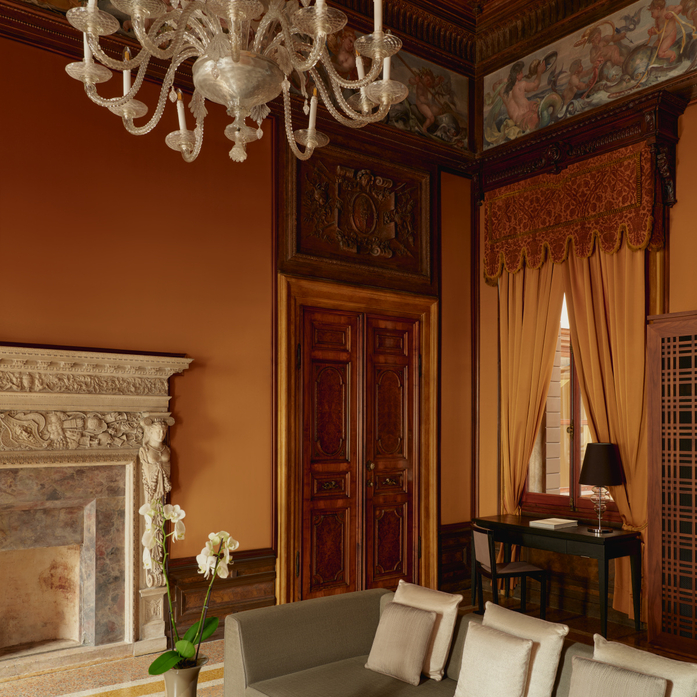 Aman Venice, Italy - Accommodation Sansovino Stanza Living Area