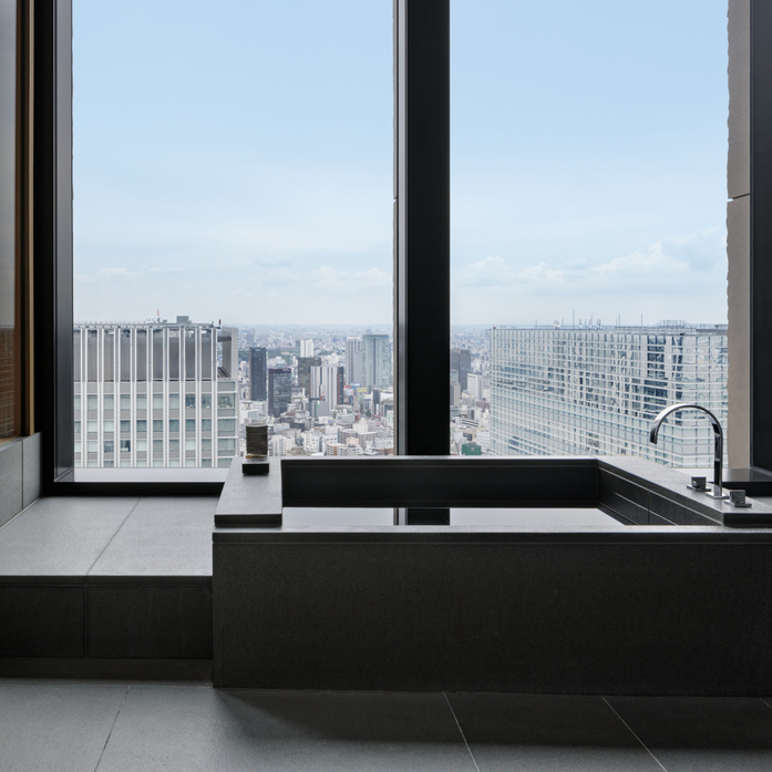Aman Tokyo, Japan - City Suite Bathroom