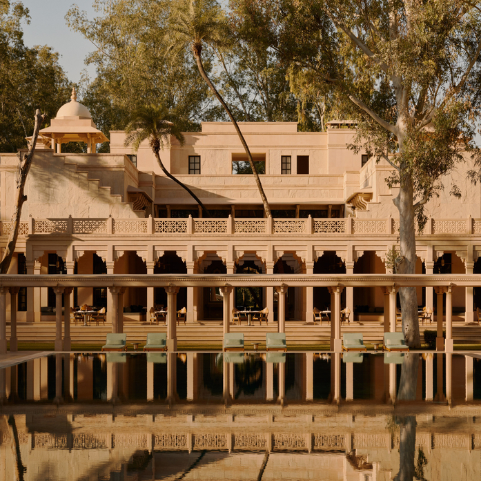 Amanbagh, India - Main Building Pool