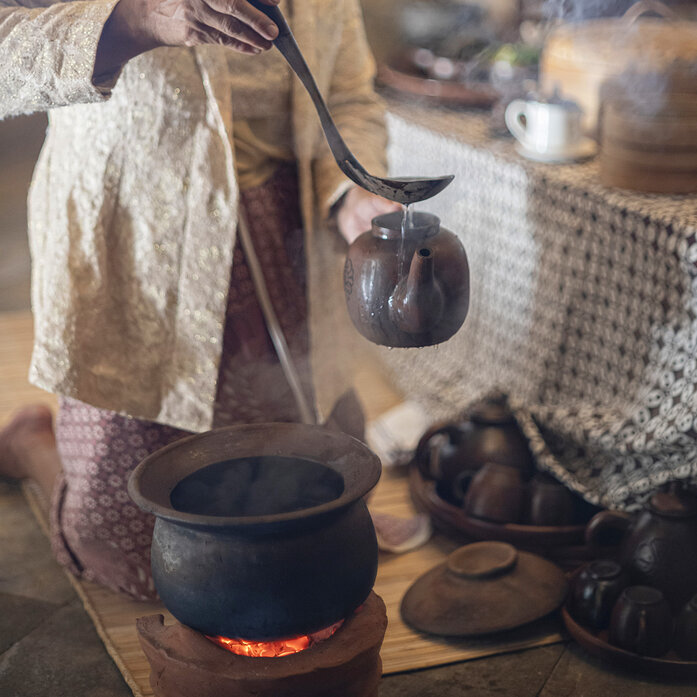 Amanjiwo - Borobudur - Java - Indonesia - Afternoon Tea